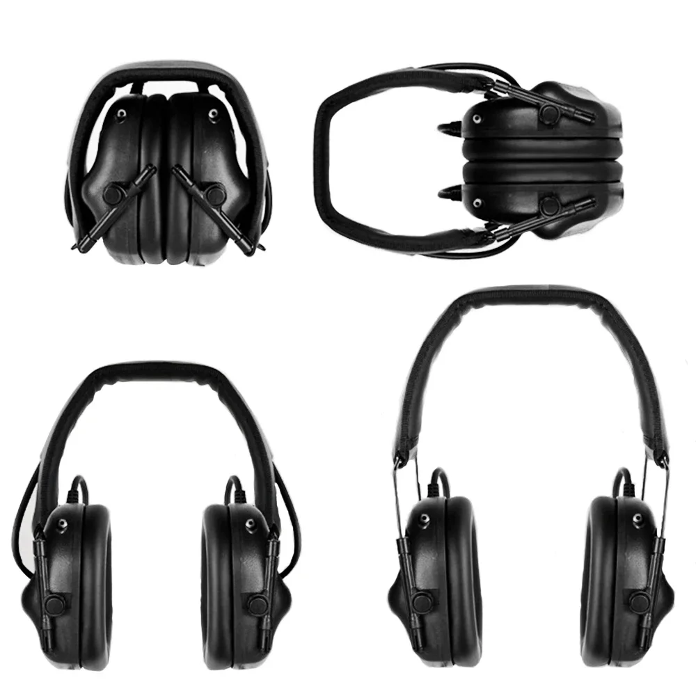 Auriculares tácticos auriculares militares orejeras de tiro auriculares caza Protector auditivo orejera protectora uso con PTT - imagen 5