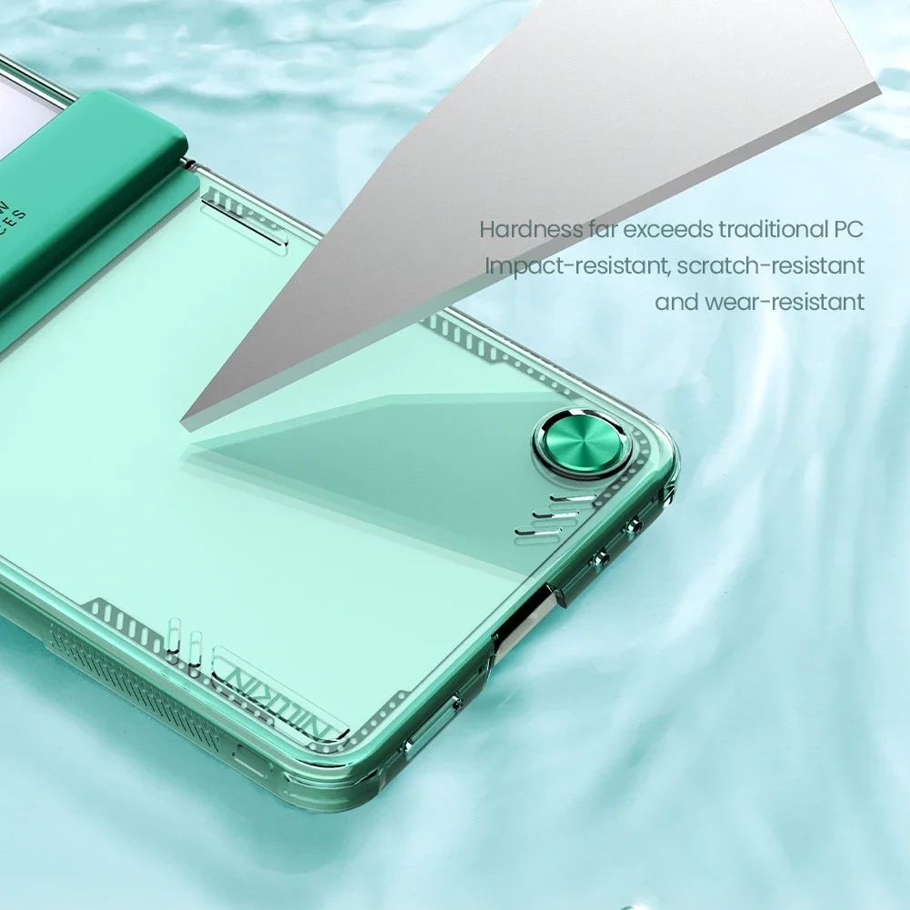 Para Samsung Galaxy Z Flip 7 Nillkin funda Iceblade Prop lente plegable dureza cubierta de PC protección funda de teléfono