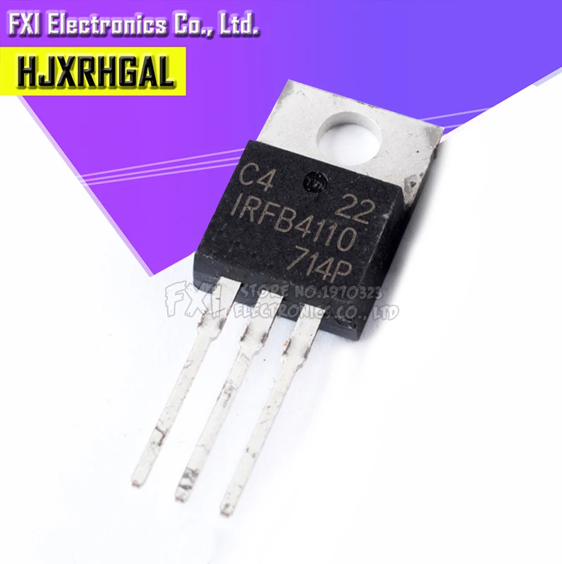 Transistor FET MOS, 50 piezas, IRFB4110PBF, IRFB4110, TO220, B4110, TO-220