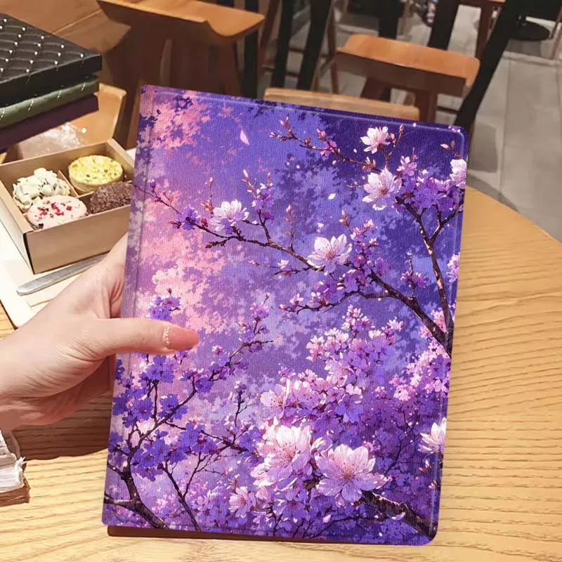 Funda colorida con arte floral para iPad Pro Mini 1, 2, 3, 4, 5, 6, 7, 7. a generación, 12,9, 10,5, 13, 11, 7,9, 8,3, M4 pulgadas - imagen 5