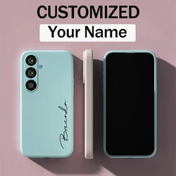 Funda Personalizada de Silicona Líquida para Samsung Galaxy A55 5G