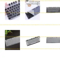 462E Tecillos delgados piel, teclado laptop TPU Clear Teckboards Película protectora piel