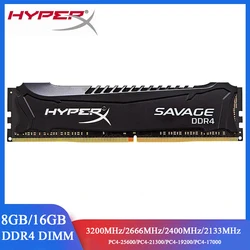 HyperX Savage DDR4 3200MHz Memoria RAM DIMM para Juegos PC