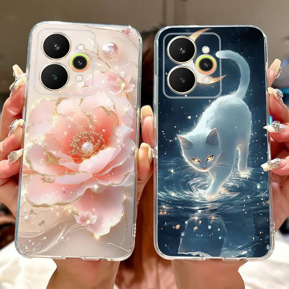 Funda de teléfono con pintura bonita para Realme 15 15Pro, fundas traseras de silicona suave TPU para Realme 15 Pro Realme15 5G, parachoques - imagen 3
