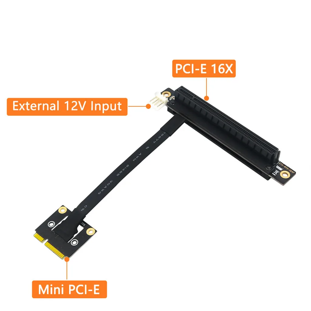 Cable Riser PCIe 270° – Extensor universal 1X 4X 8X 16X - imagen 2