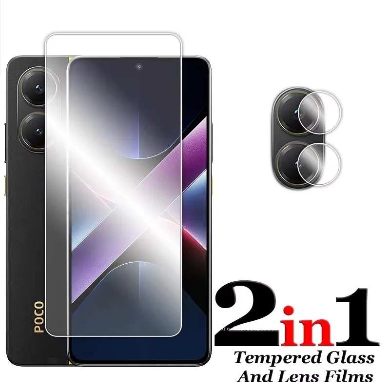 Para POCO X7 Pro vidrio para Xiaomi POCO X4 X5 X6 X7 Pro 5G vidrio templado Protector de pantalla transparente para POCO X7 Pro lente Flim - imagen 5