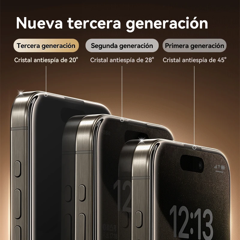 Joyroom Cristal Templado Privacidad iPhone Antigolpes - imagen 2