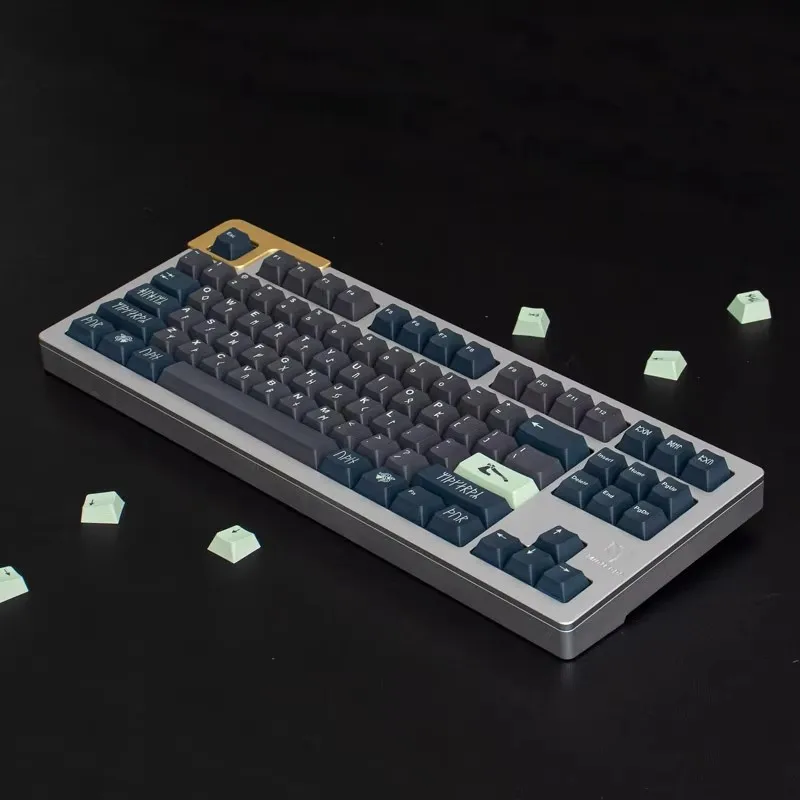 GMK-teclas con personalidad, 130 teclas, teclas de cereza, teclas PBT de doble disparo para interruptores MX, juego de teclado mecánico, teclas ISO - imagen 5