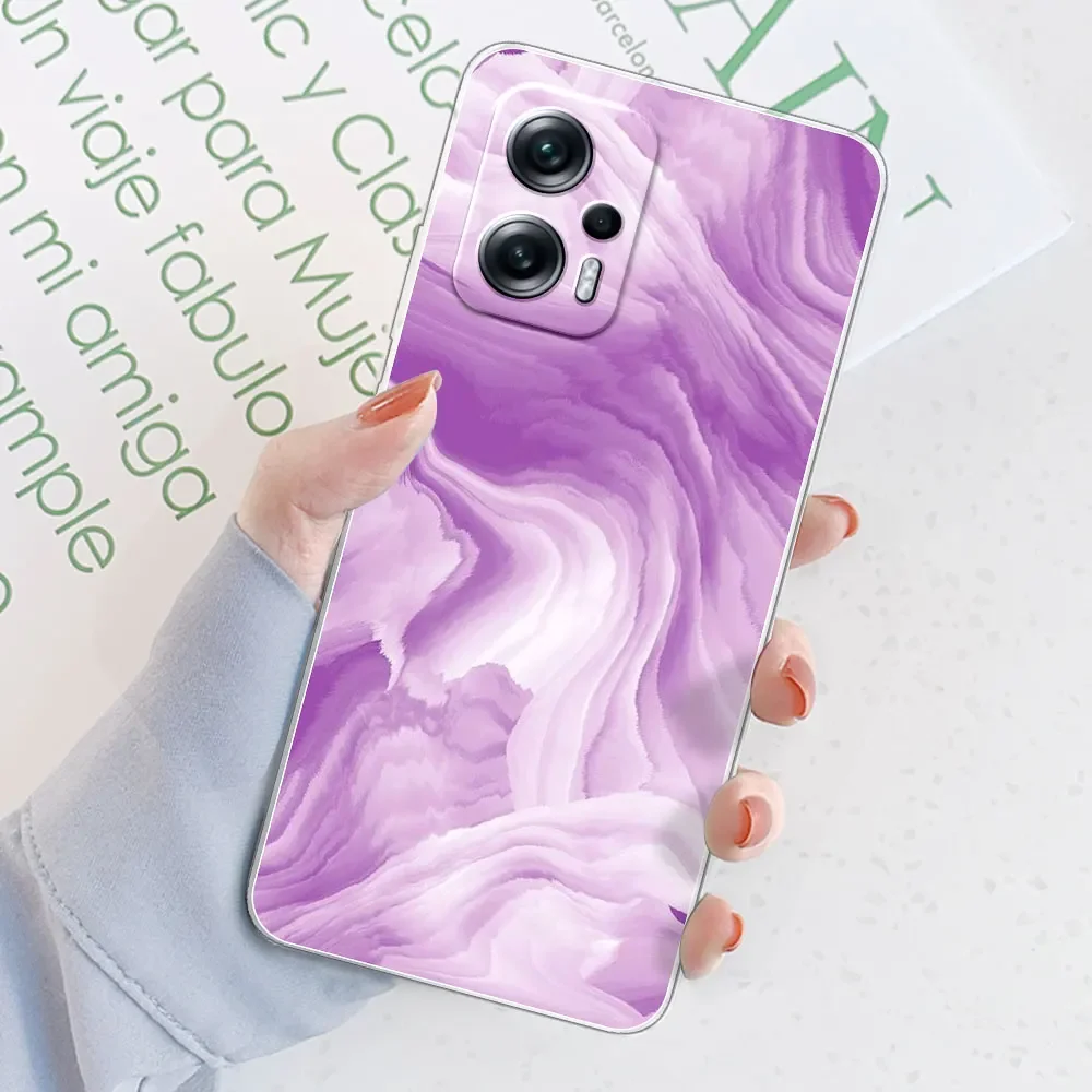 Funda suave de silicona TPU para teléfono móvil Xiaomi, carcasa con diseño claro para POCO X4 GT 5G - imagen 3