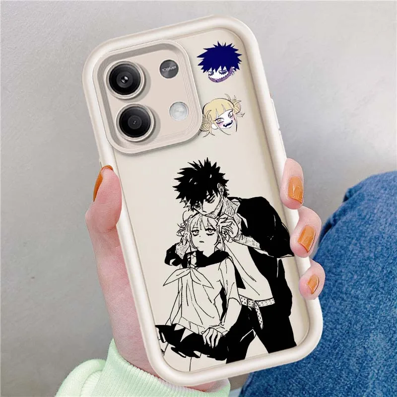 Funda de Anime Dabi y Toga para Redmi Note 14 13 12 11 12R 12R 11T Pro Speed Plus 5G, funda de teléfono con escalera ocular - imagen 3