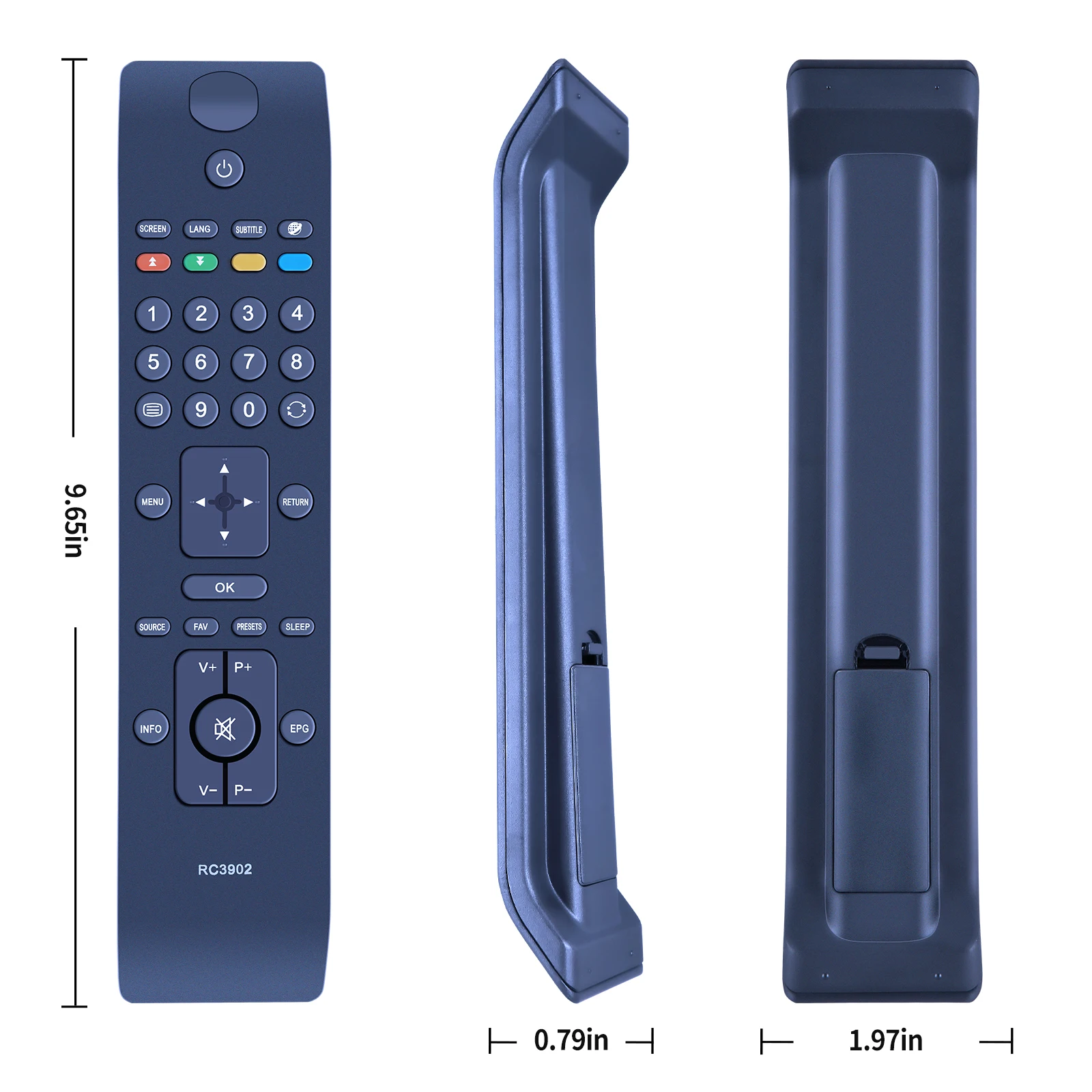 RC3902 RC3900 Control remoto para SHARP TV Control remoto TV perfecta para reemplazar el control remoto - imagen 5