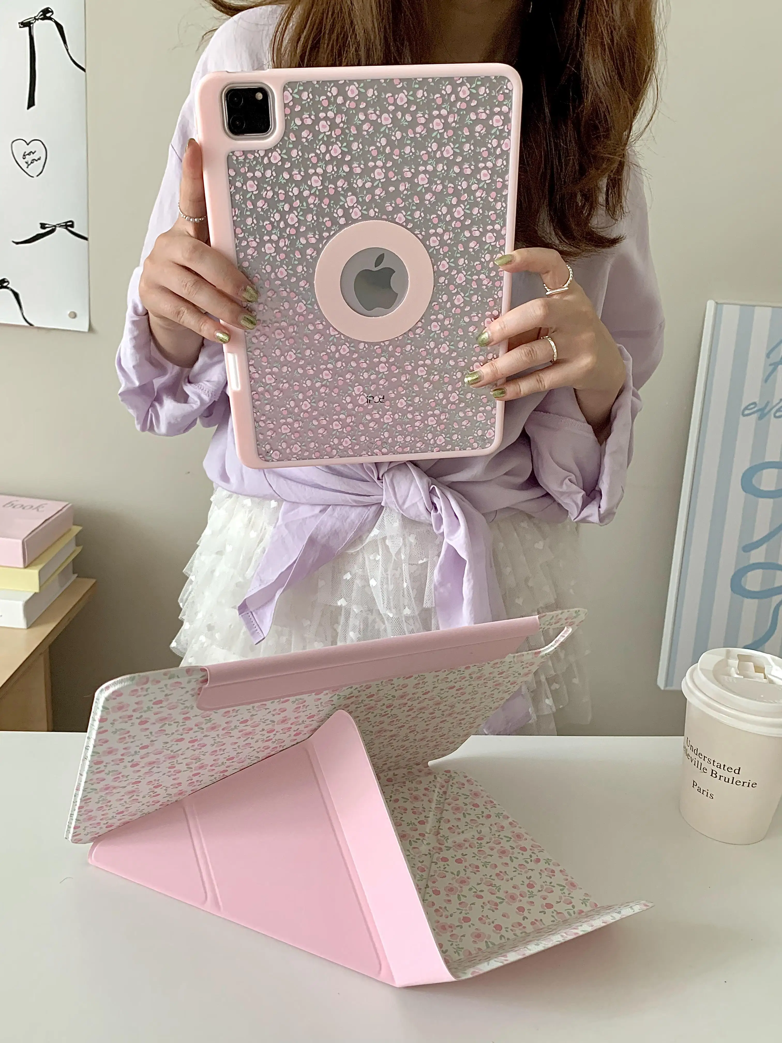 360 °   Funda trasera magnética desmontable giratoria iPad A16 11th 10th Air 11 Air 4 510.9 Pro 11 12,9 13 Mini 6 7 10,2 9 8 7th 9,7 5th Gen