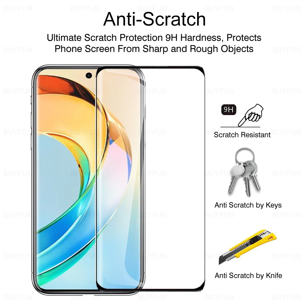 Vidrio Curvo para Honor X9b 5G, Protector de pantalla de 2023 pulgadas, película Premium, Honer X 9b X9 X 9, Honor X9 B, Honor X9b 6,8, 2 uds. - imagen 3