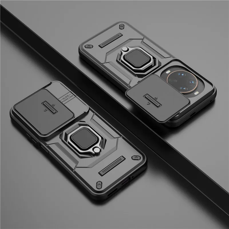 Para Huawei Nova 14 Ultra funda para Huawei Nova 12 13 14 Pro funda protección de lente a prueba de golpes ventana de empuje soporte magnético parachoques - imagen 2