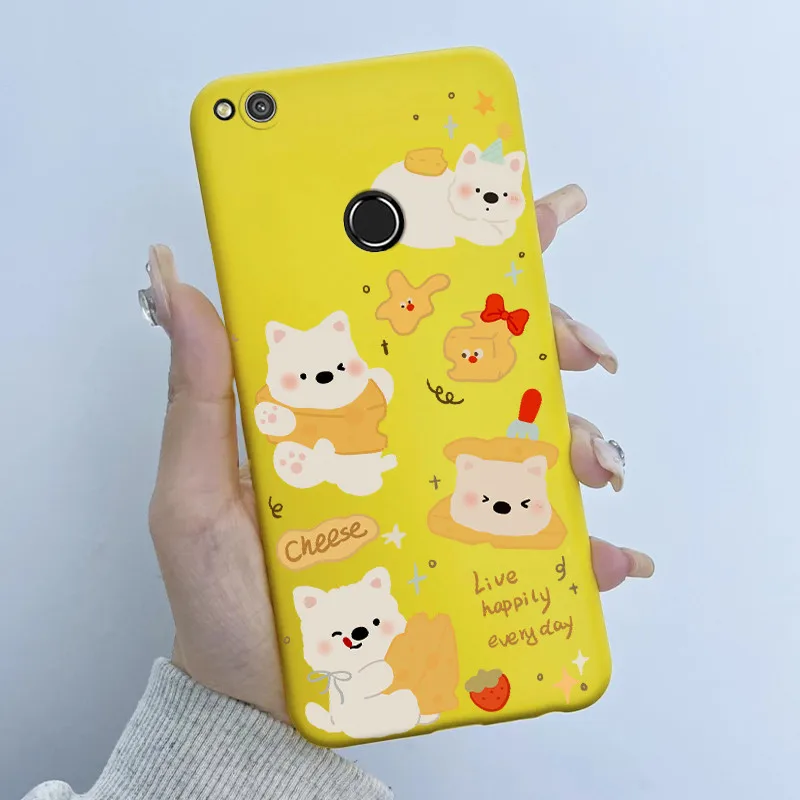 Para Huawei P8 Lite 2017 GR3 2017 Funda Honor 8 Lite Funda de silicona TPU suave Linda Funda de teléfono Panda de dibujos animados PRA-LX1 LX3 Coque Funda - imagen 2