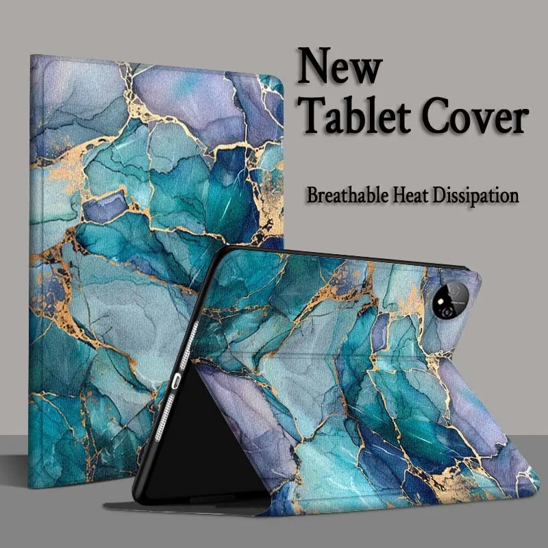 Textura de mármol de lujo arte fresco para Honor Tab Pad MagicPad Tablet 6 7 8 9 10 13 V7 V8 X8a X9a X9 X8 GT GT2 Pro funda para tableta - imagen 4