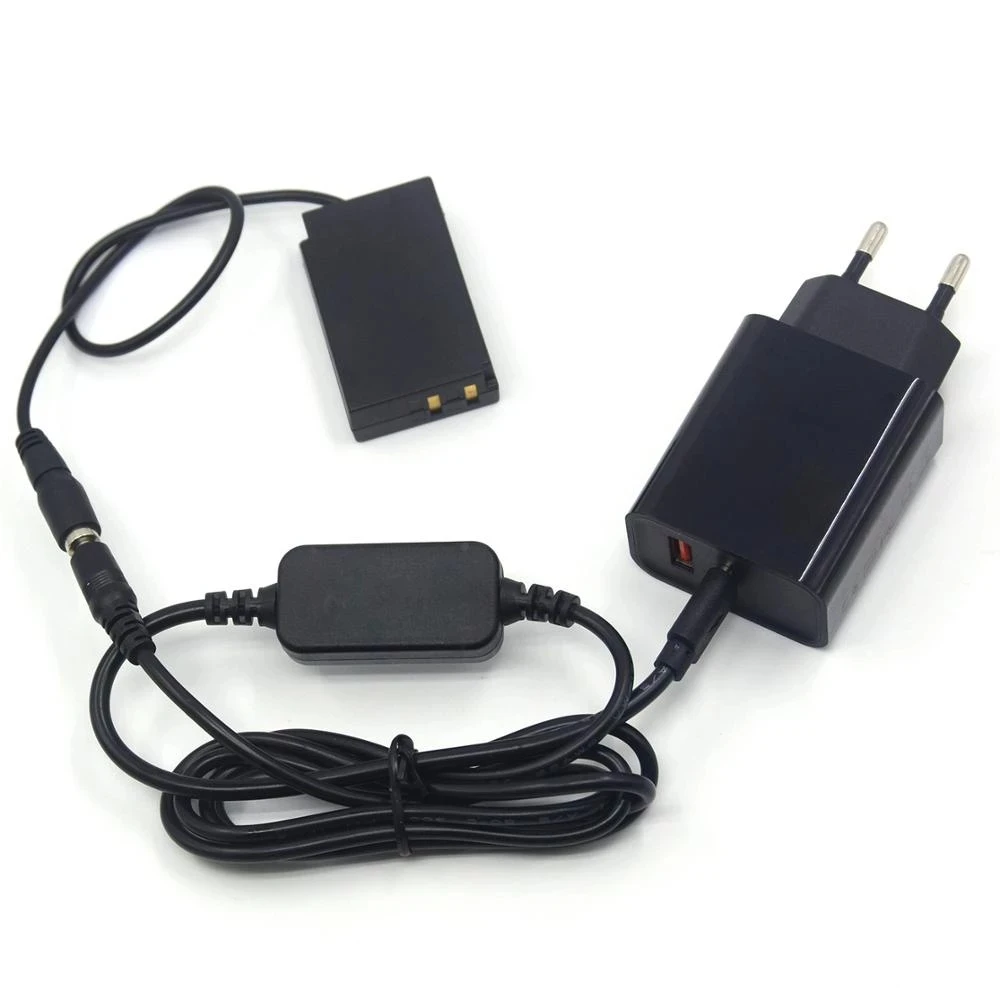Cable de alimentación USB C + acoplador CC EP-5E EP5E EN-EL22 ENEL22 batería falsa + adaptador de cargador PD EH-5A para Nikon 1 J4 S2 1J4 1S2 - imagen 3