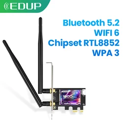 EDUP 9658 – Adaptador Wi-Fi 6 PCIe AX1800 con Bluetooth 5.2