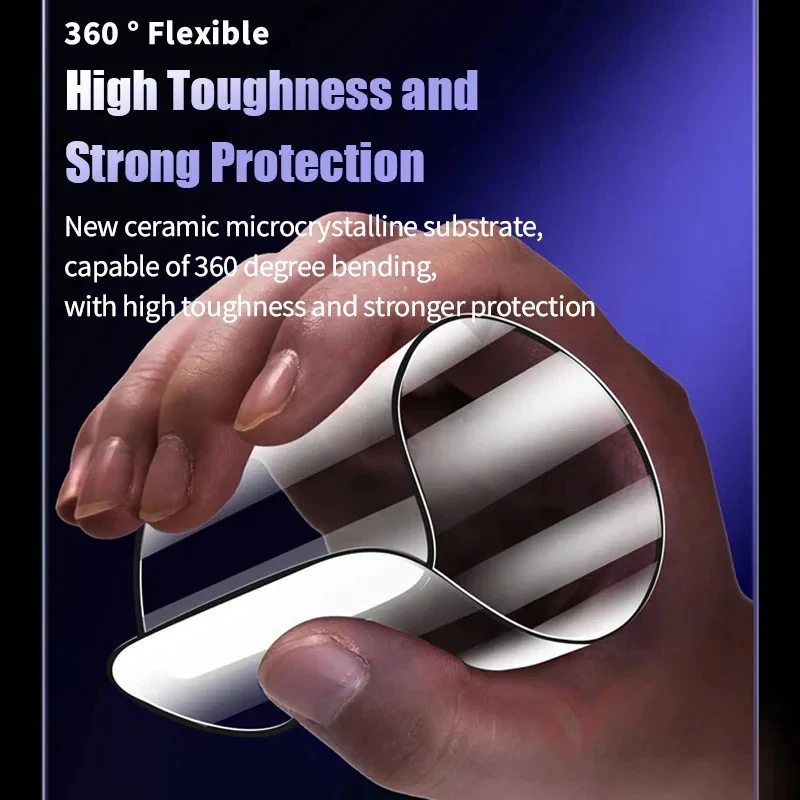 Protector de pantalla de privacidad de cerámica mate, película protectora antiespía para iPhone 17 Pro Max 16 13 11 15 14 12 XR Xs 7 8 Plus Air, 4 Uds. - imagen 4