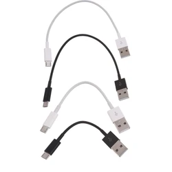 Cable Micro USB corto 10/20 cm compatible con Samsung, Huawei y Xiaomi