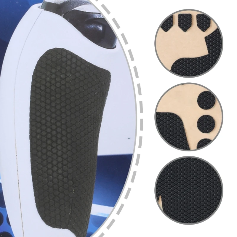 Pegatinas agarre antideslizantes para mando almohadilla texturizada que absorbe sudor para mejorar