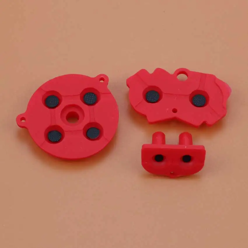 JCD para consola de juegos GameBoy Advance GBA, A-B de silicona, D-Pad Start Select, teclado, botón conductor de goma - imagen 5