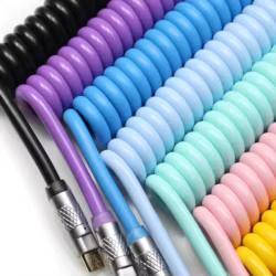 Cable USB-C GX16 para Teclado Mecánico RGB