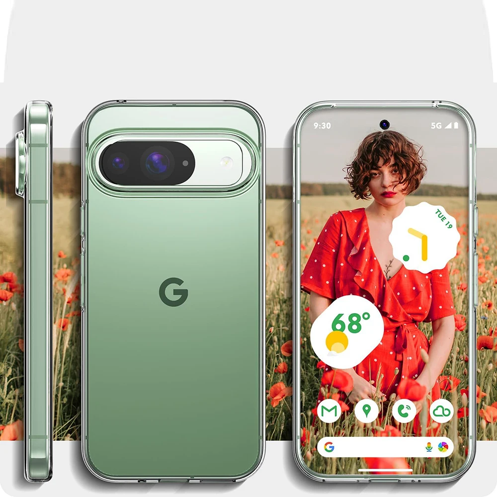 Funda suave de silicona delgada a prueba de golpes para Google Pixel 10 9A 9 ProXL 8 8A 7 7A 6 6A Pro XL funda trasera transparente Fundas transparentes - imagen 4