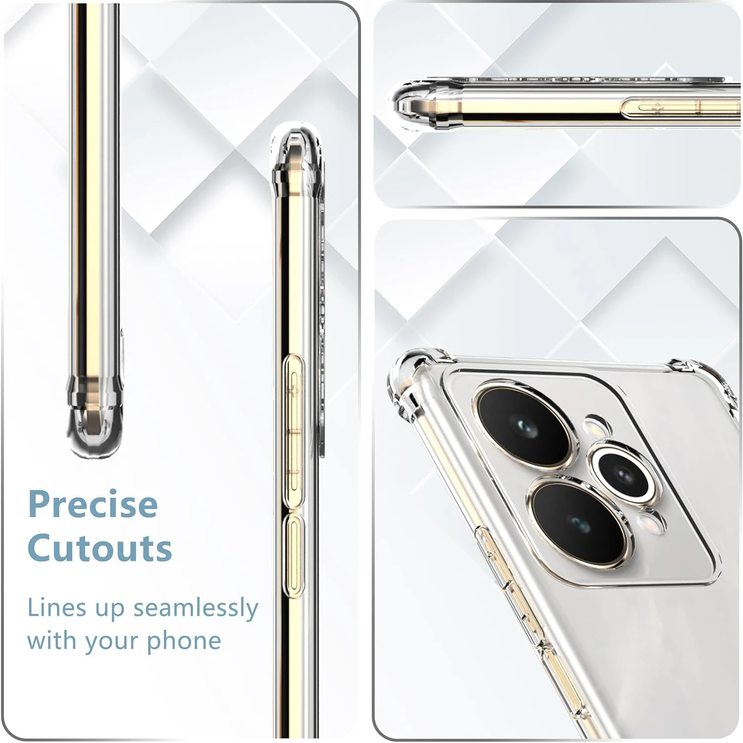 Funda transparente de TPU para Realme 15 Pro 15T 5G, funda protectora de cuatro esquinas a prueba de golpes, Fundas - imagen 5