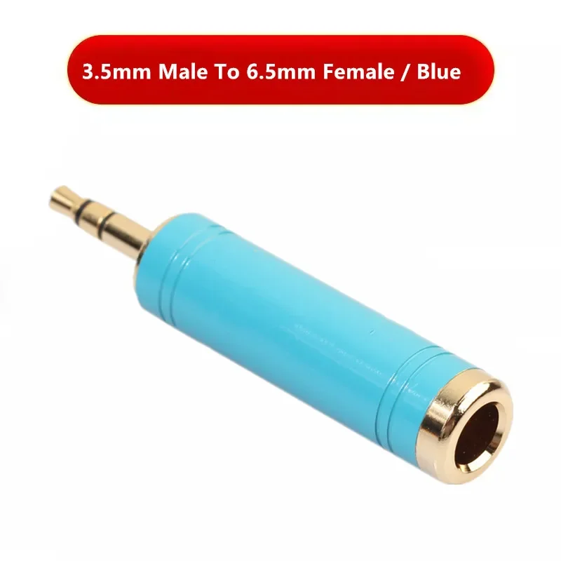 Adaptador de Audio de 3,5mm a 6,35mm, adaptadores de auriculares macho hembra, conectores 6,5 3,5, auriculares, micrófono, altavoz, convertidor de guitarra - imagen 4