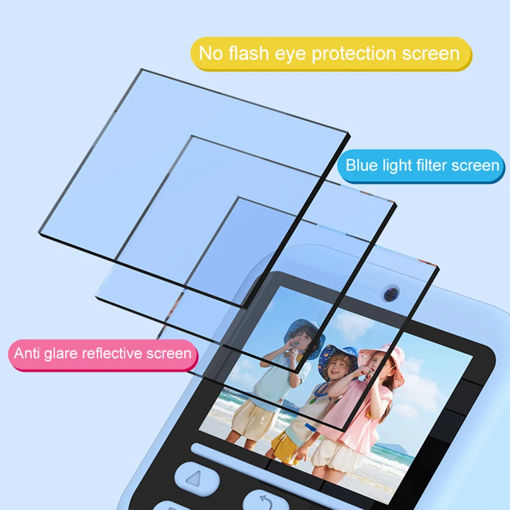 Cámara de impresión instantánea, cámara Digital HD, cámara Digital de vídeo de 2,4 pulgadas, cámara Digital portátil para niñas y niños, regalos de cumpleaños - imagen 5