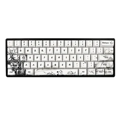 GMK-KEY Panda – Teclas PBT Sublimadas OEM para Teclado Mecánico