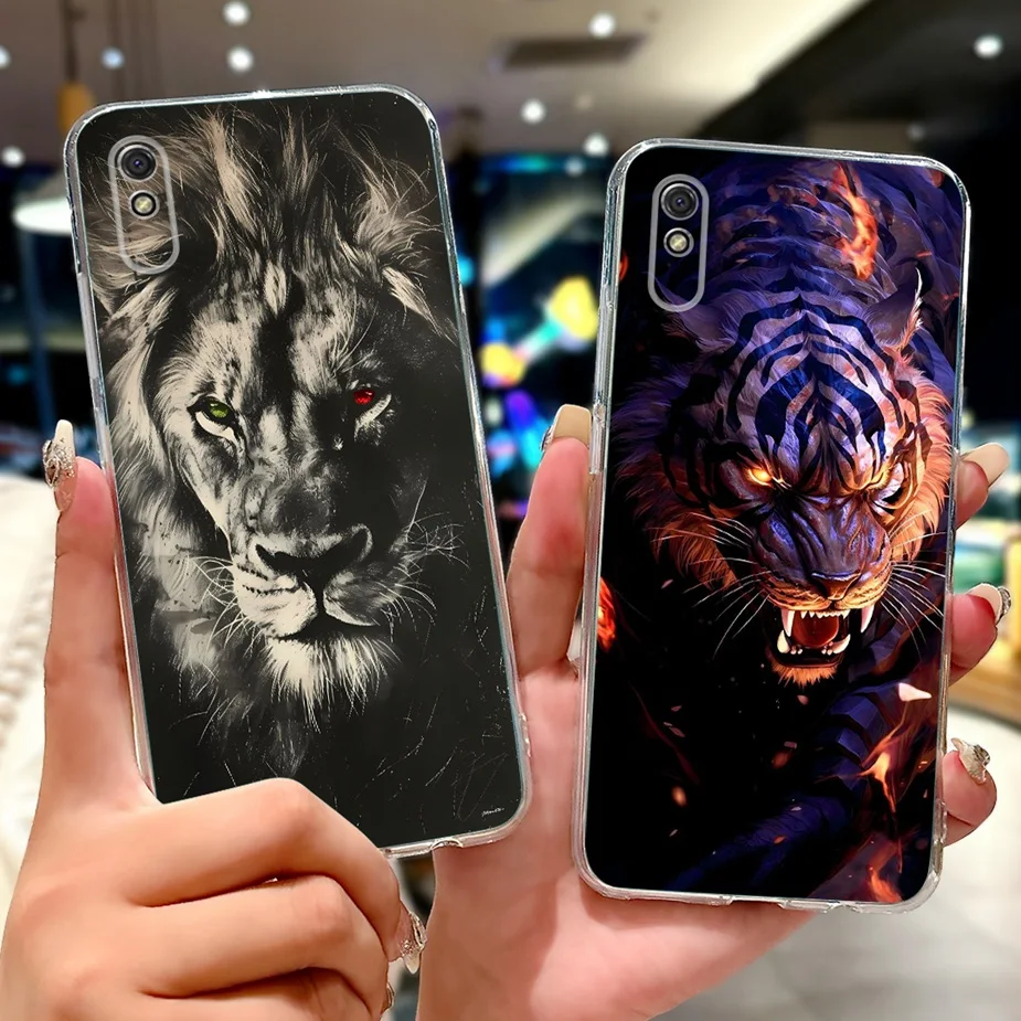 Para Xiaomi Redmi 9A funda Redmi 9AT nueva funda pintada de lujo funda de teléfono suave y delgada para Redmi 9A 9i Redmi9i funda trasera deportiva Fundas - imagen 2