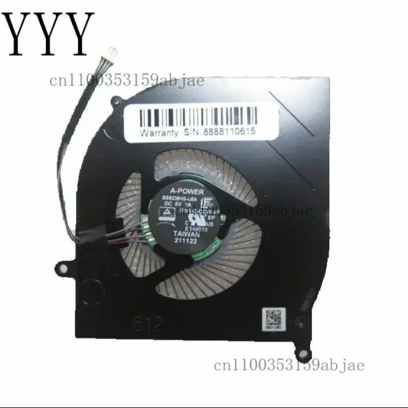 Ventilador GPU de CPU para ordenador portátil para MSI Creator Z17 HX Studio Creator Z17HX Studio A13V A13VET A13VGT A13VFT MS-17N1