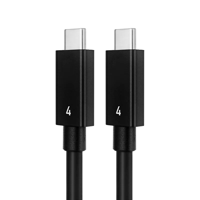 Cable USB C Thunderbolt4/3 compatible con 40gbps, 8K @ 60Hz, soporte de vídeo, cargador rápido PD100W para TH3G4G3 GPU Dock, Cable de ordenador portátil, 1M, 2M - imagen 2