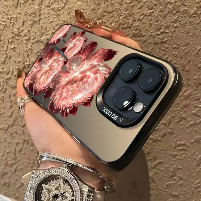Funda de teléfono de flores para Funda iphone 17ProMax Fundas Capas 16 15 14 13 12 11 Pro 14Pro 13Pro Max iphone17 Funda de teléfono Apple - imagen 4