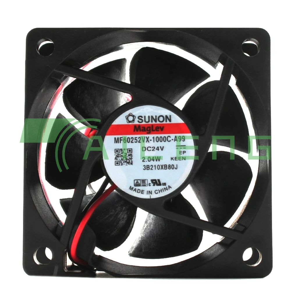 Para Sunon MF60252VX-1000C-A99 ventilador de refrigeración 6025 60*60*25MM DC24V 6cm ventilador convertidor de velocidad de flujo de aire máximo