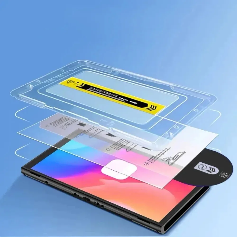 Protecteur d'écran pour Nintendo Switch 2, Installation facile, Films de protection en verre trempé pour accessoires de Console de jeu Switch2 - imagen 5