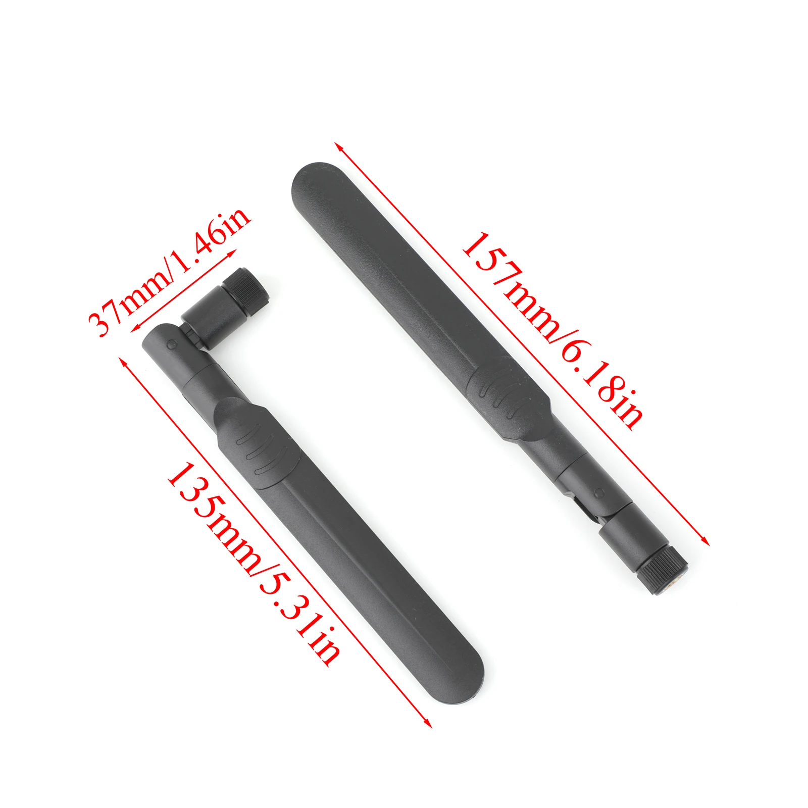 2/4 Uds 3G 4G 12dBi enrutador WiFi antena SMA macho 700-2700Mhz para tarjeta de red de ordenador enrutador WLAN para enrutador ASUS - imagen 3