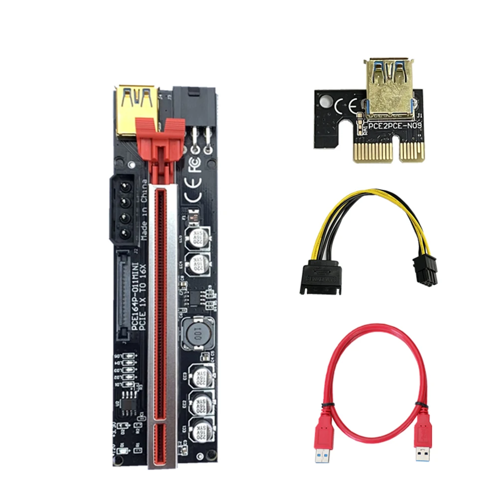 Adaptador de tarjeta PCIE Riser para tarjeta de vídeo 011Mini USB 3,0, Cabo Cable Express/GPU Riser PCI Express X16, 1-10 piezas - imagen 5