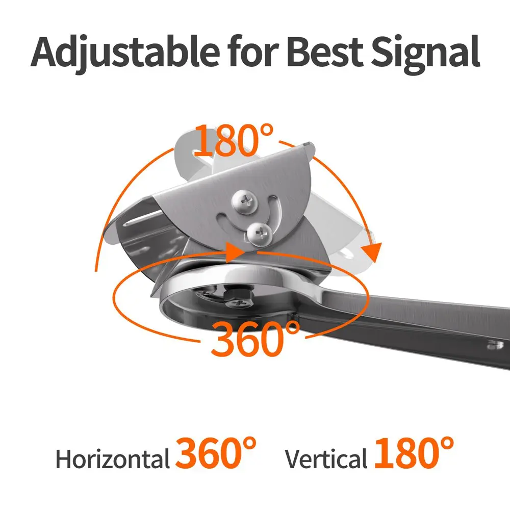 Para Starlink Mini SPX-04176000-501 soporte de montaje en pared ajustable para StarLink Mini Kit de montaje de techo de casa adaptador de tubo original - imagen 3