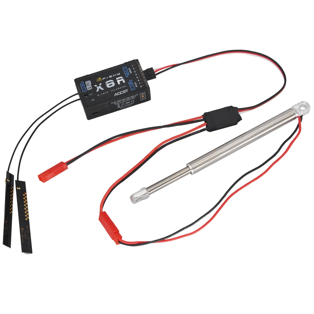 Cilindro de simulación de varilla de empuje eléctrica de Metal, 30/50/80mm, varilla de empuje de viaje de 3 ~ 9V para excavadora de coche RC, accesorios de modelo DIY - imagen 5