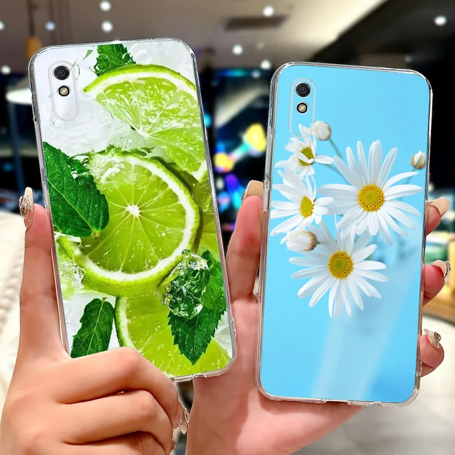 Para Xiaomi Redmi 9A funda Redmi 9AT nueva funda pintada de lujo funda de teléfono suave y delgada para Redmi 9A 9i Redmi9i funda trasera deportiva Fundas - imagen 4