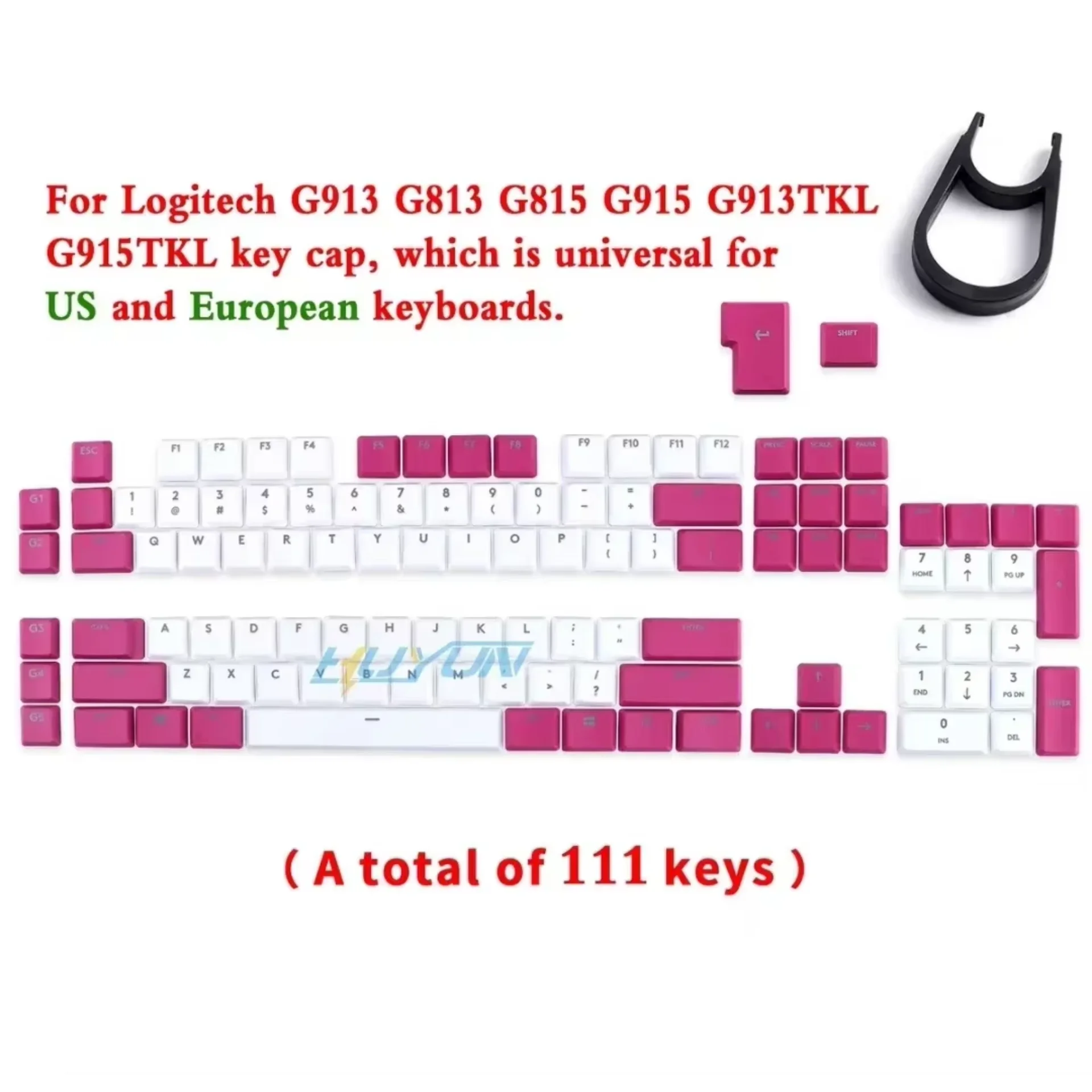 White red 111 key