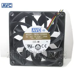 Interruptor de control de velocidad de ventilador de refrigeración, interruptor de control de velocidad de 120x12025x25mm para AVC nuevo DBTA1225B8S 12CM 120mm 120 48V 0.50A PWM