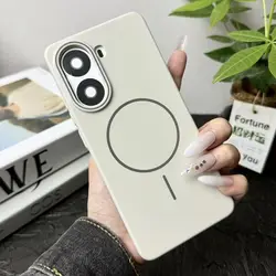 Funda MagSafe mate translúcida para Xiaomi POCO F7, X7 Pro, C71 y C75