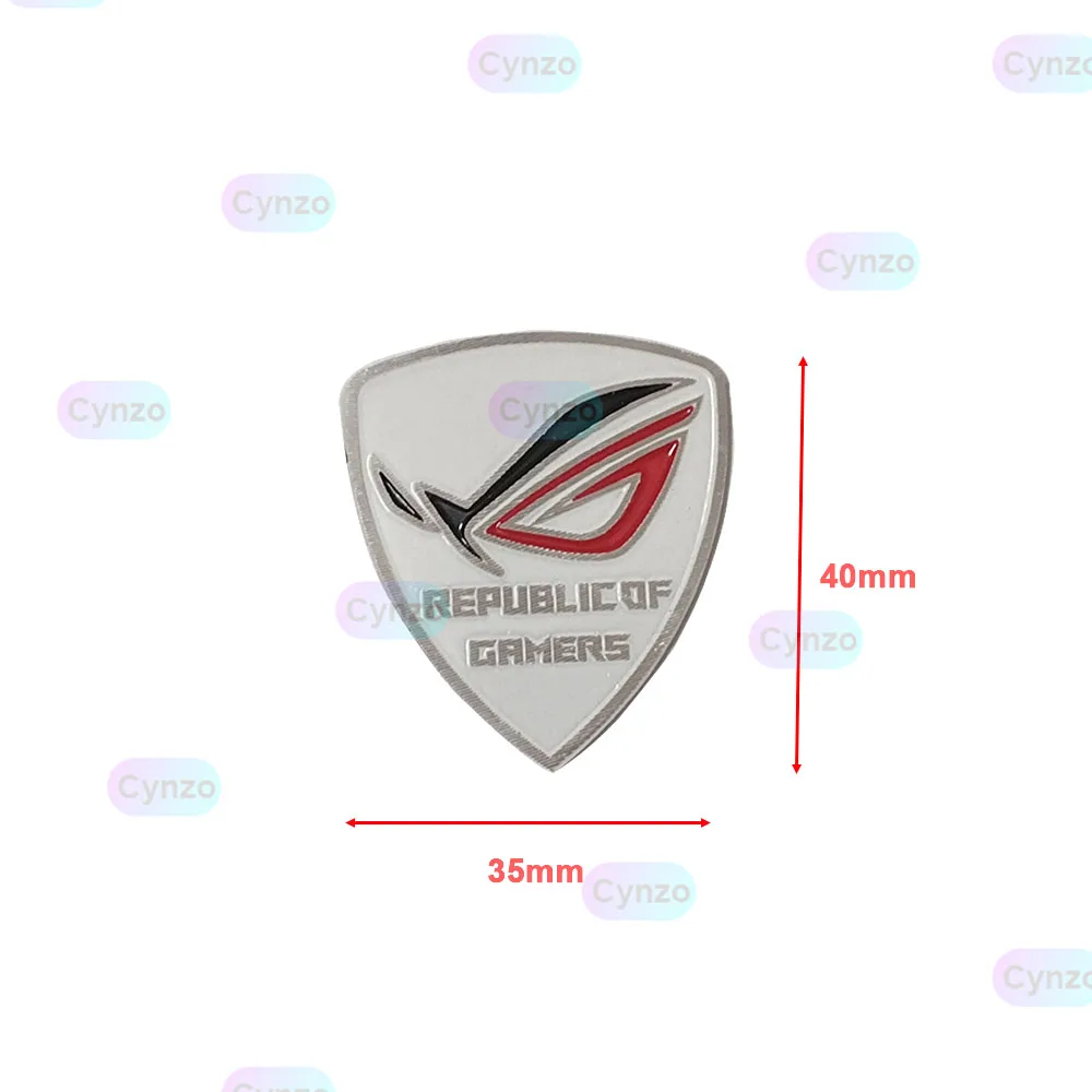 Pegatina ROG con logotipo ASUS Belief, pegatinas para fundas de ordenador, accesorios para gabinetes de jugadores de PC DIY - imagen 2