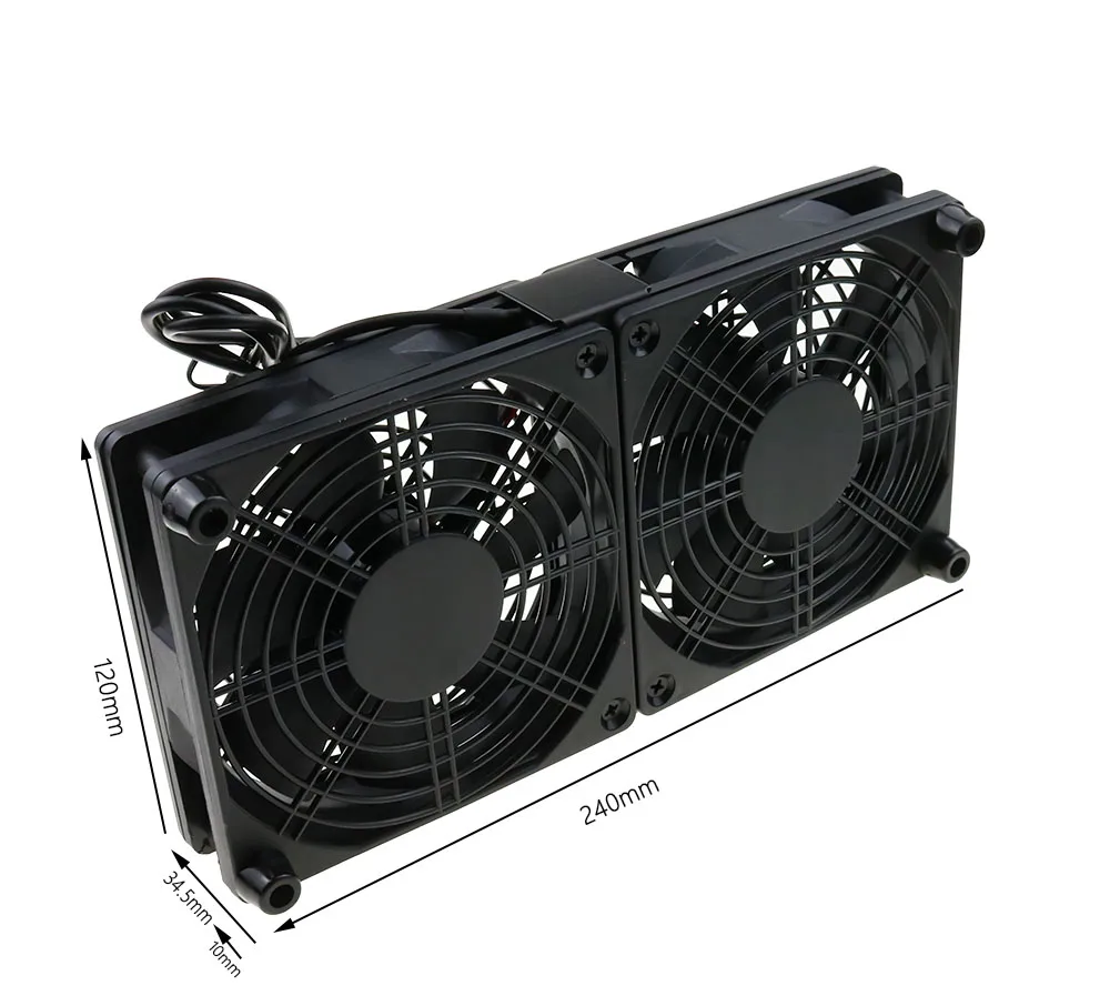 Ventilador USB 5V para router - refrigeracion silenciosa 12 cm - imagen 5