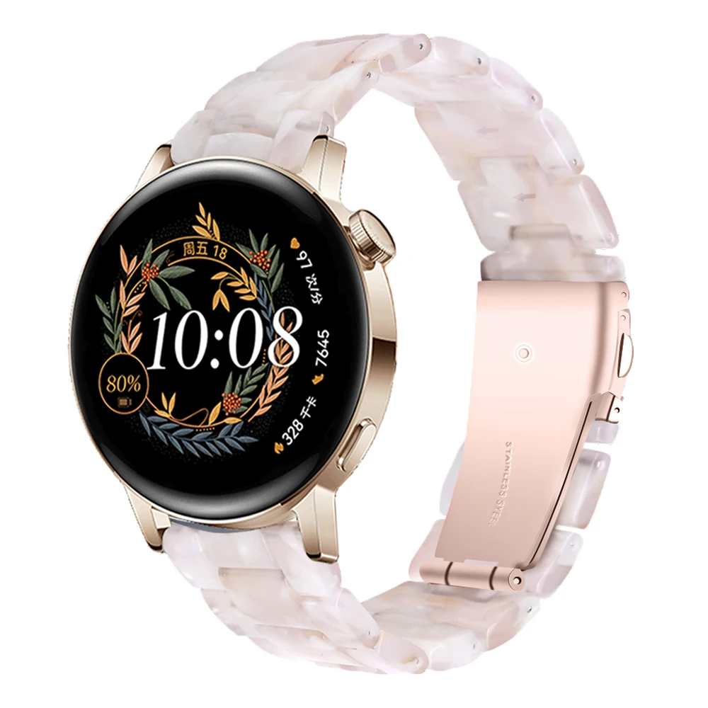 Correa de resina para reloj inteligente, banda de 20mm para Huawei Watch GT 3/2 de 42mm/GT3 Pro de 43mm, Honor Magic 2 de 42mm - imagen 3