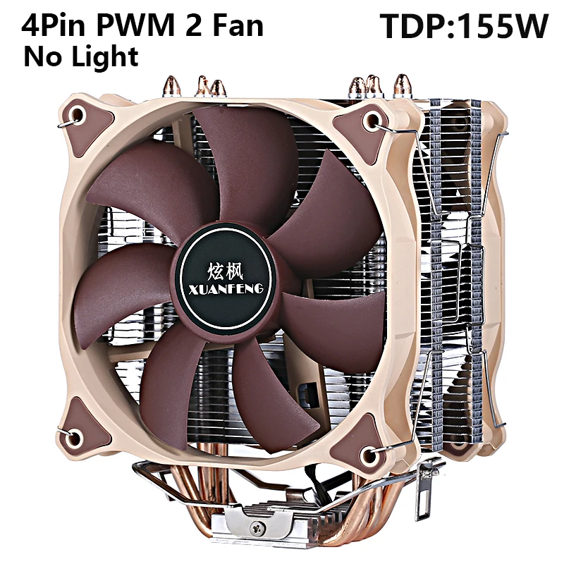 4 Heat-pipe 4P 2 Fan